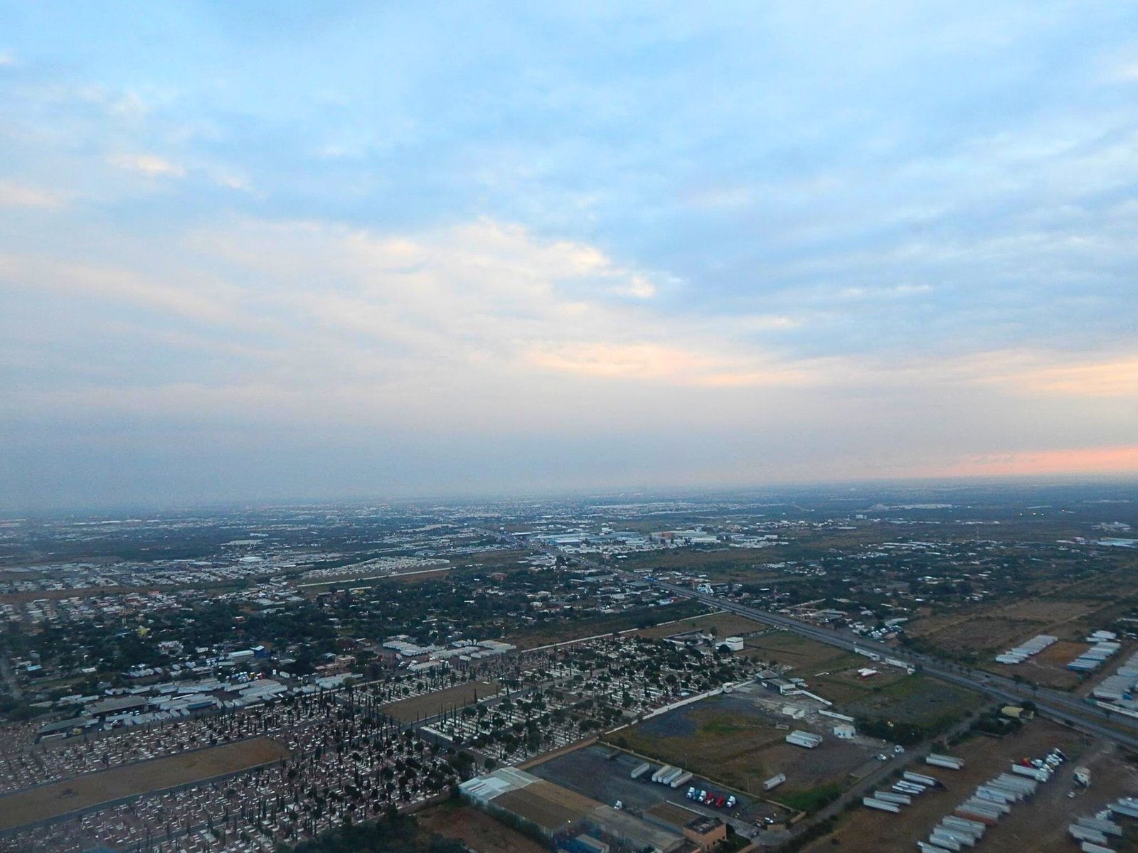 Vista de la zona sur de Nuevo Laredo