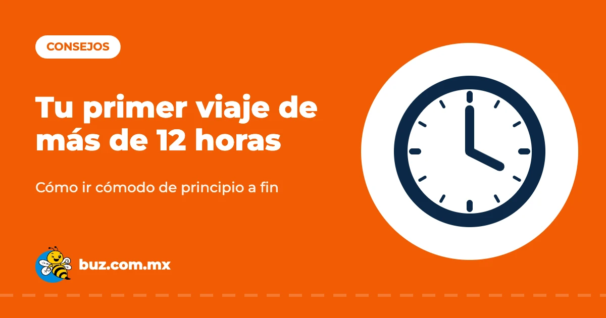 Ilustración de un reloj para viajes largos en autobús