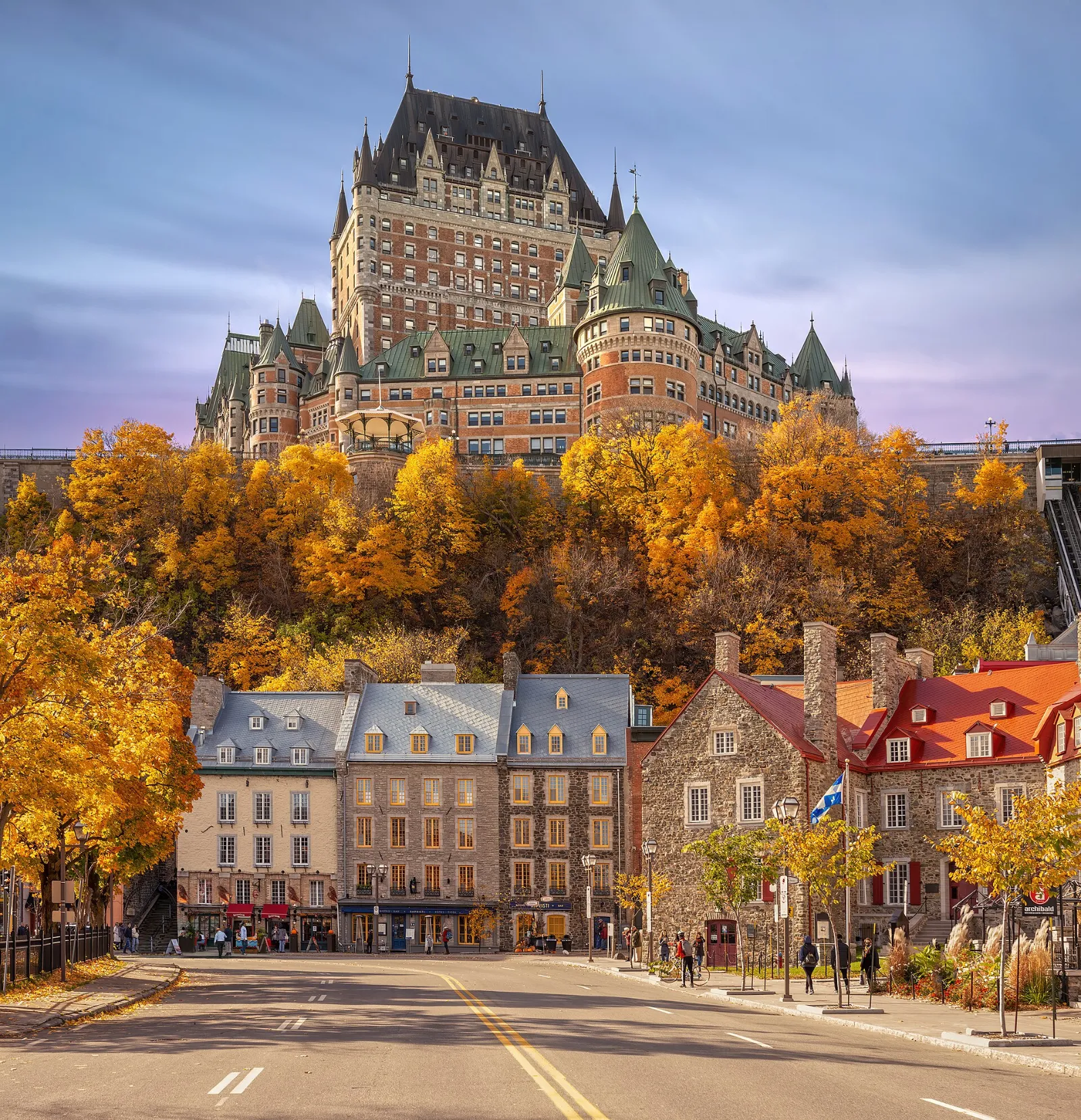 Château Frontenac en la ciudad de Quebec